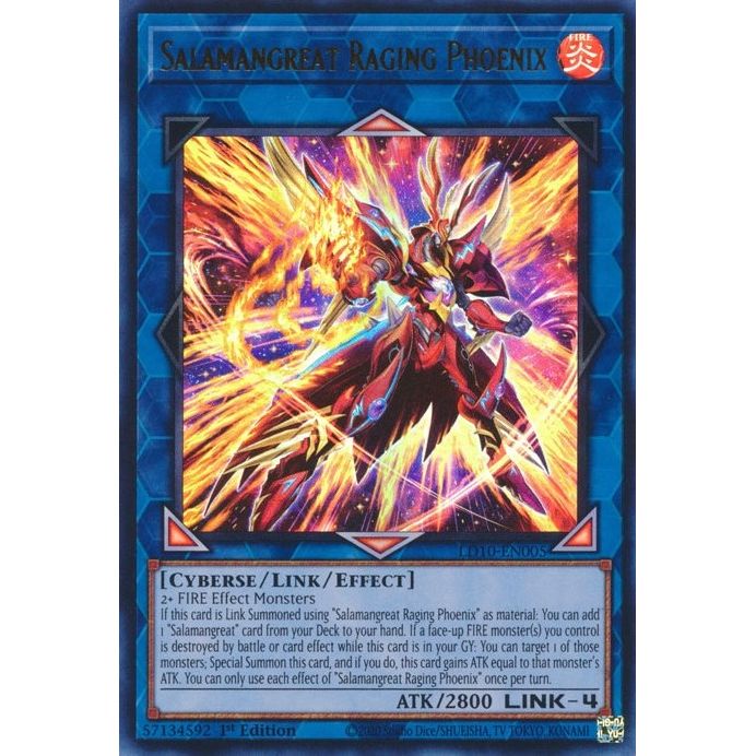 Image for Salamangreat Raging Phoenix (LD10-EN005) (LD10) - YuGiOh