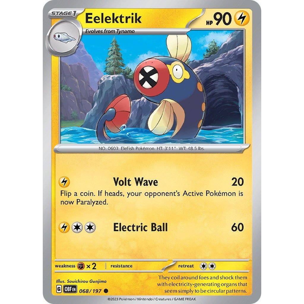 Image for Eelektrik (068/197) (OBF) - Pokemon