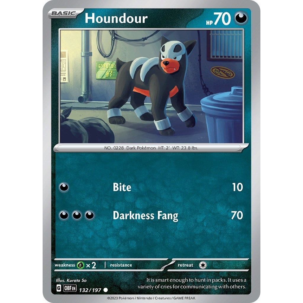 Image for Houndour (132/197) (OBF) - Pokemon