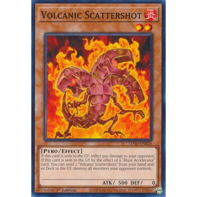 Image for Volcanic Scattershot (LD10-EN026) (LD10) - YuGiOh