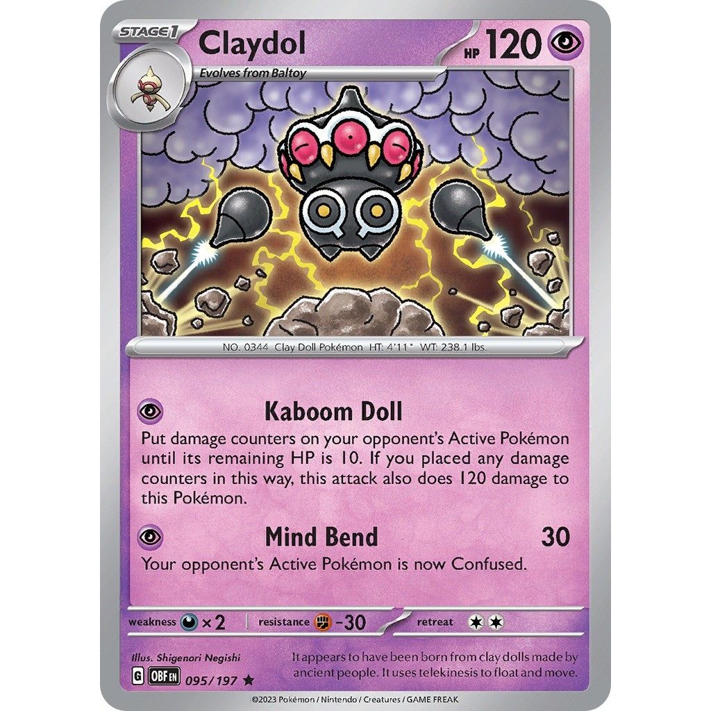 Image for Claydol (095/197) (OBF) - Pokemon