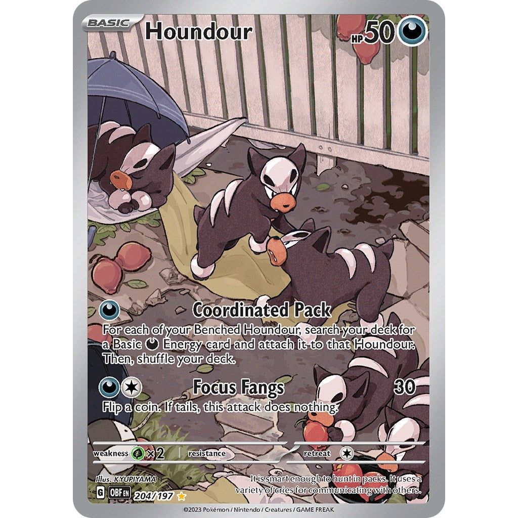 Image for Houndour (204/197) (OBF) - Pokemon