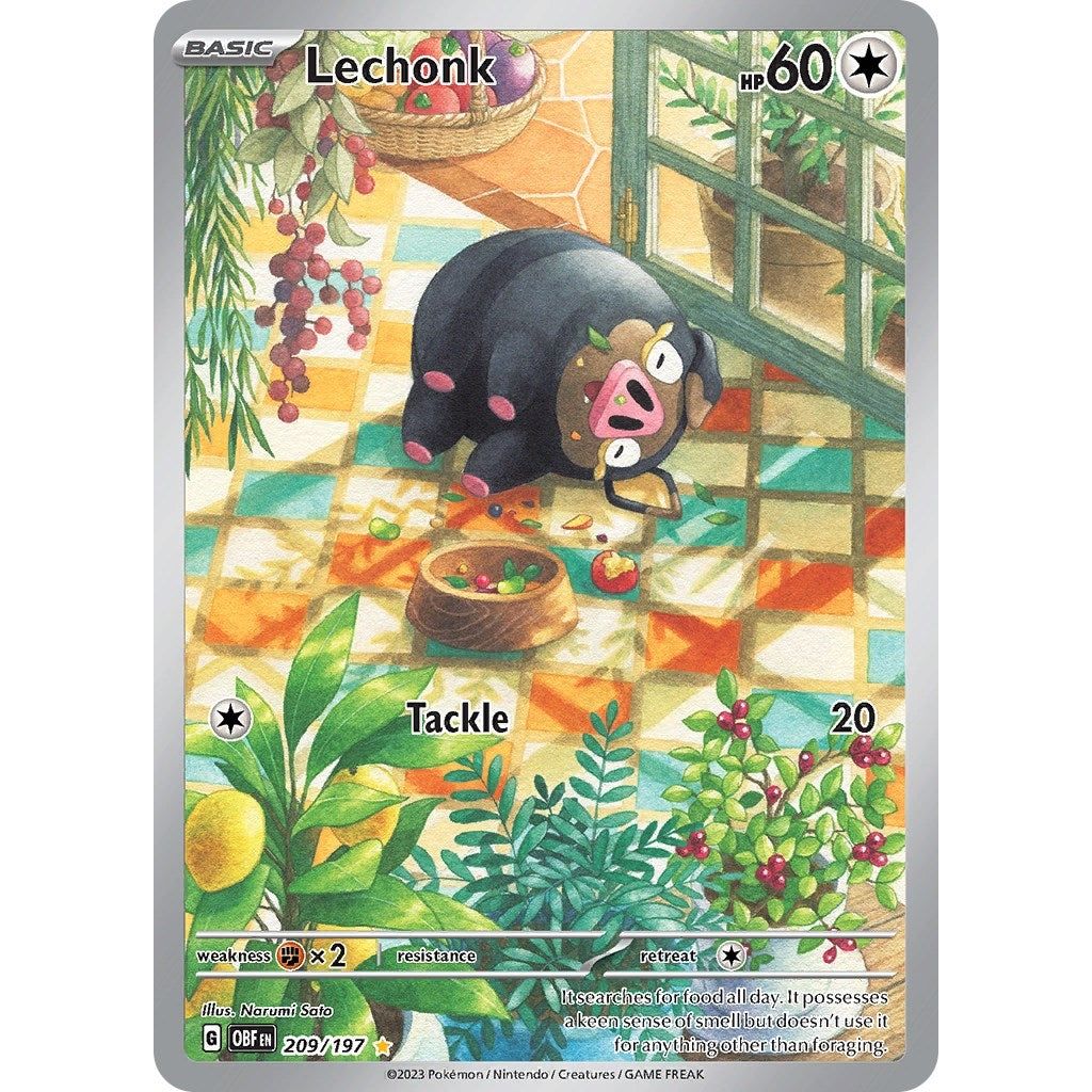 Image for Lechonk (209/197) (OBF) - Pokemon