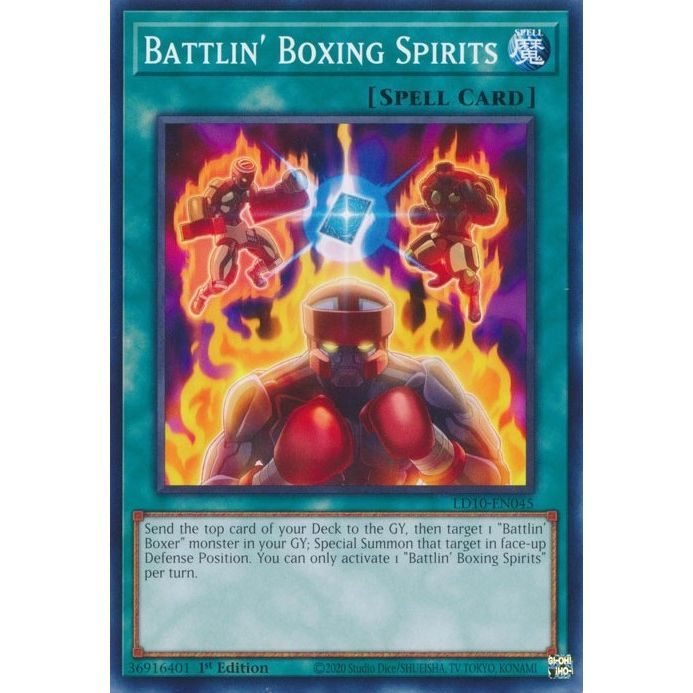 Image for Battlin' Boxing Spirits (LD10-EN045) (LD10) - YuGiOh