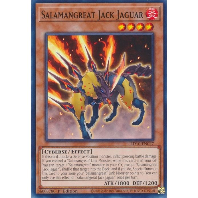 Image for Salamangreat Jack Jaguar (LD10-EN047) (LD10) - YuGiOh