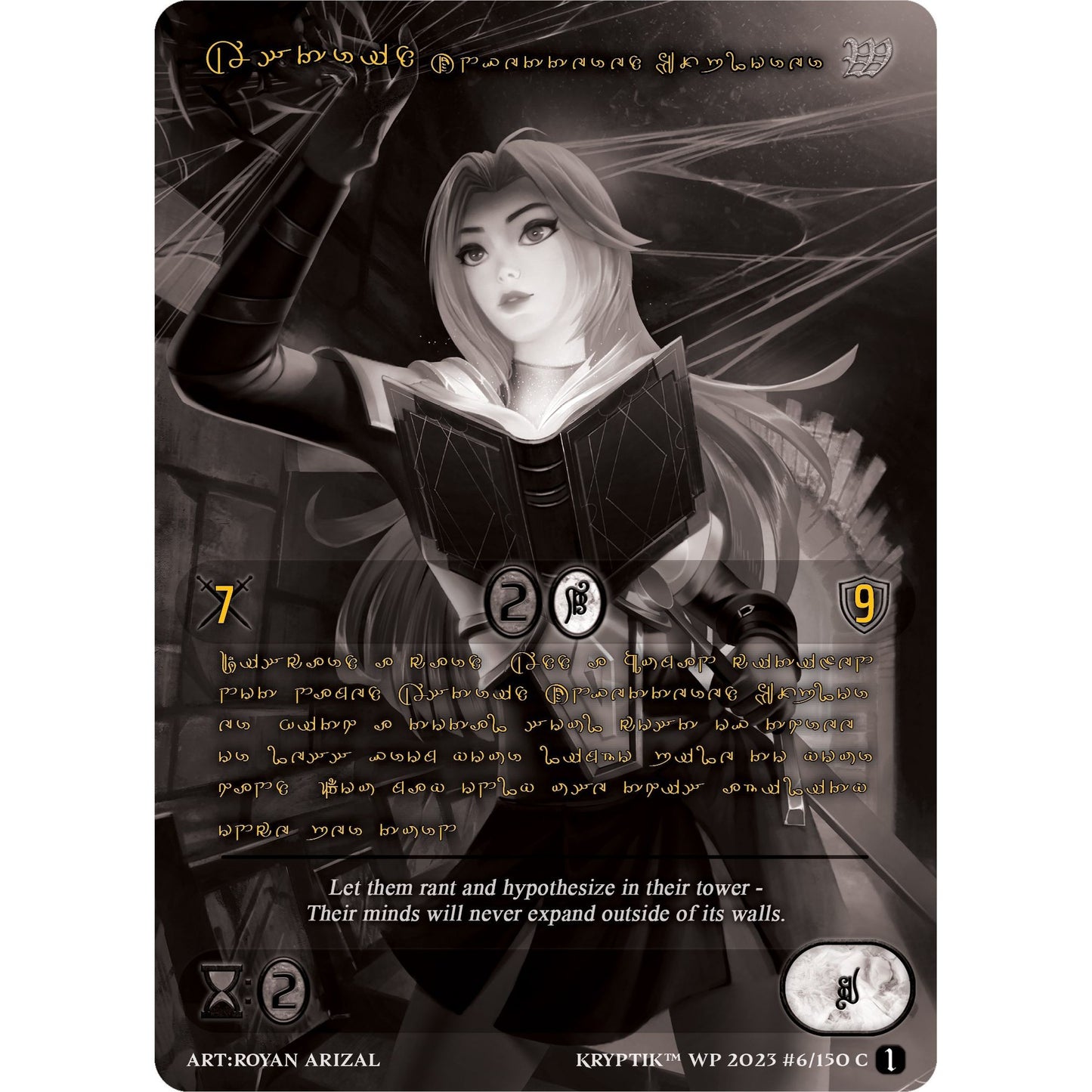 Image for Astrid, Unfettered Explorer (Gold Kryptik Language) (6) (KPTGC) - Kryptik TCG