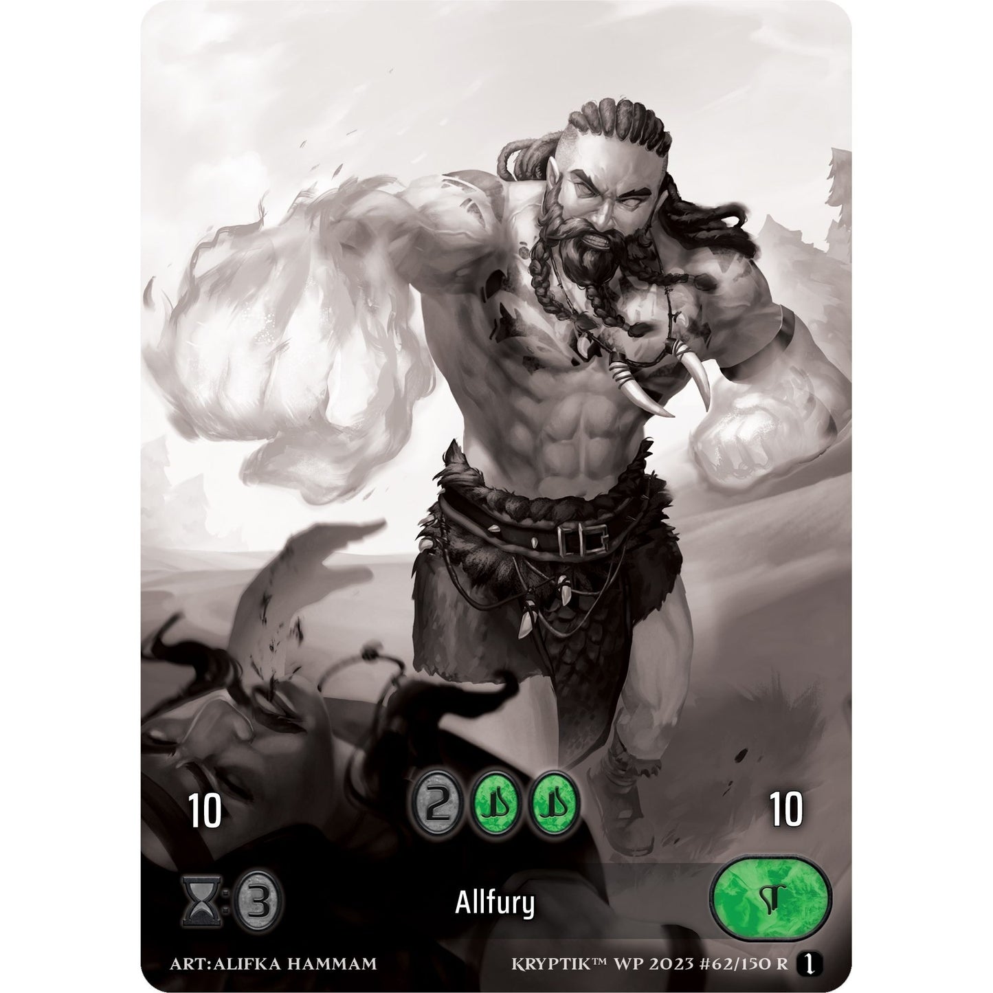 Image for Allfury (Box Topper) (62) (KPTGC) - Kryptik TCG