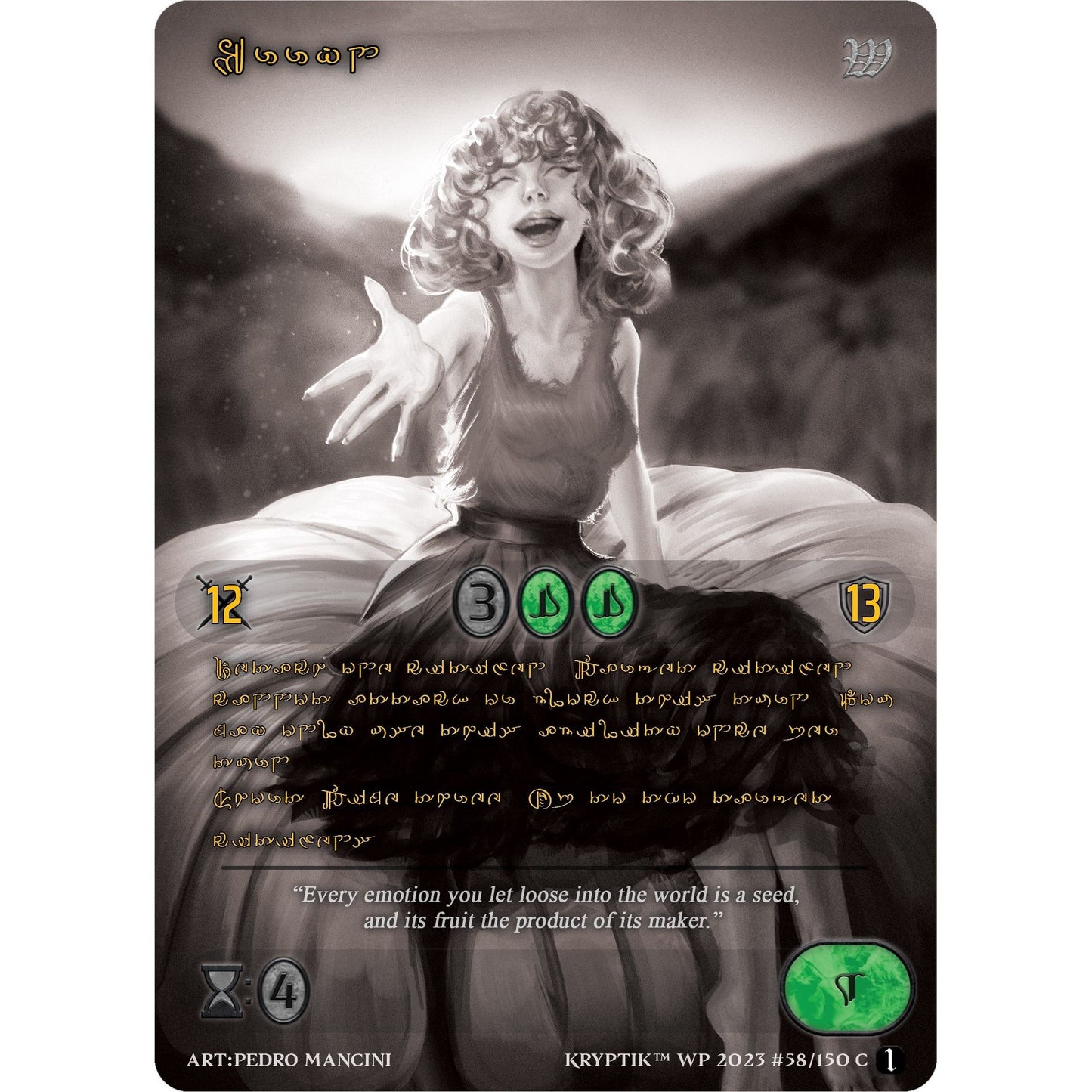 Image for Erryn (Gold Kryptik Language) (58) (KPTGC) - Kryptik TCG