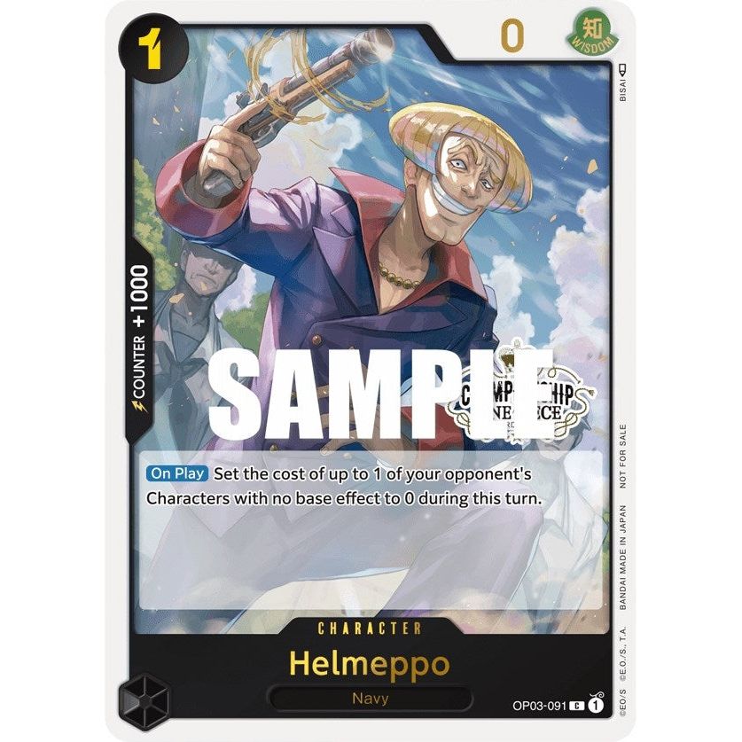 Image for Helmeppo (Store Championship Participation Pack Vol. 2) (OP03-091) (OP-PR) - One Piece Card Game