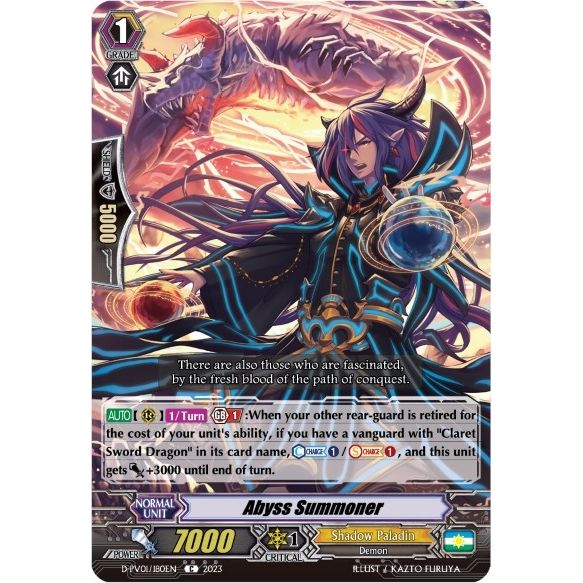 Image for Abyss Summoner (D-PV01/180EN) (D-PV01) - Cardfight Vanguard