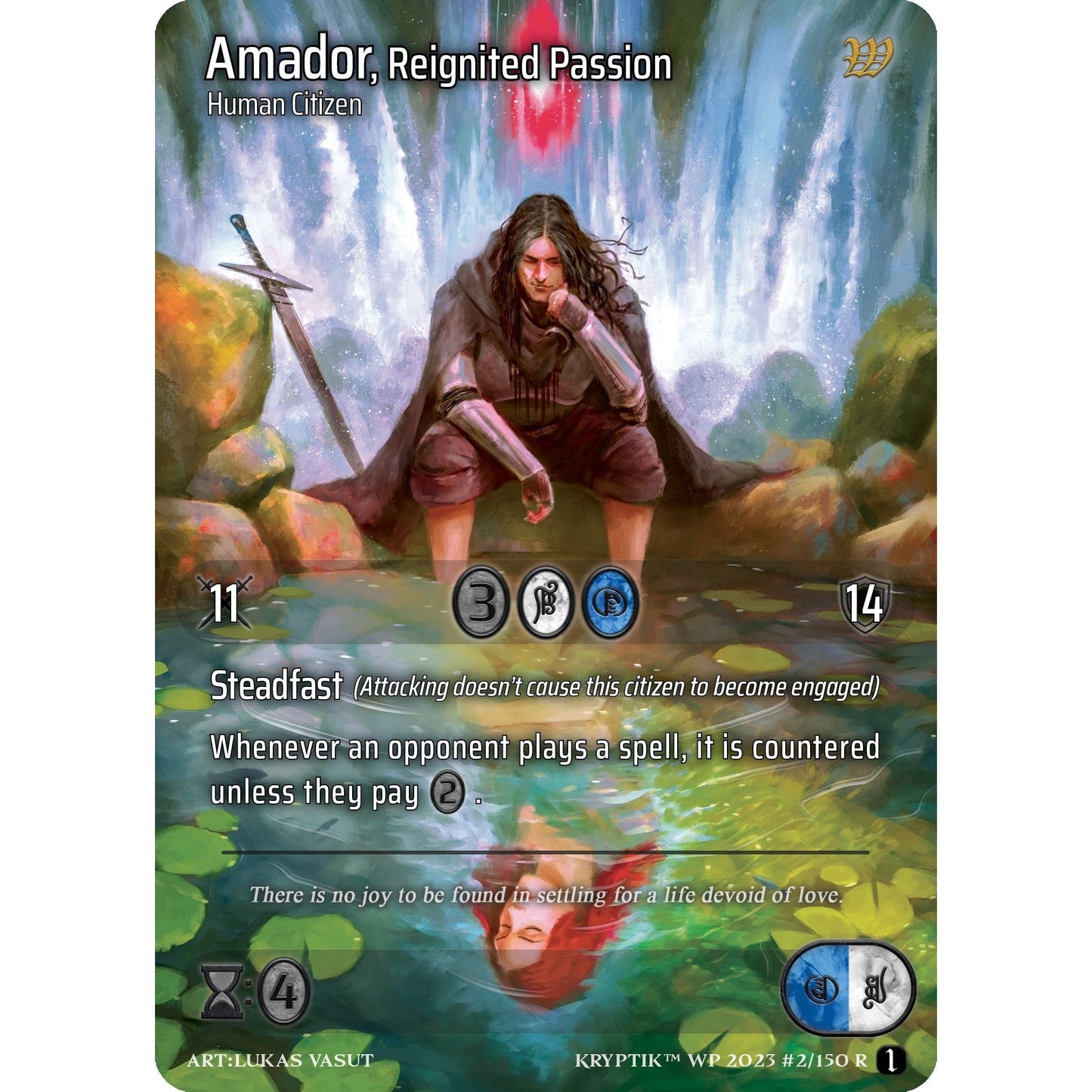 Image for Amador, Reignited Passion (Cosmo Foil) (2) - Kryptik TCG