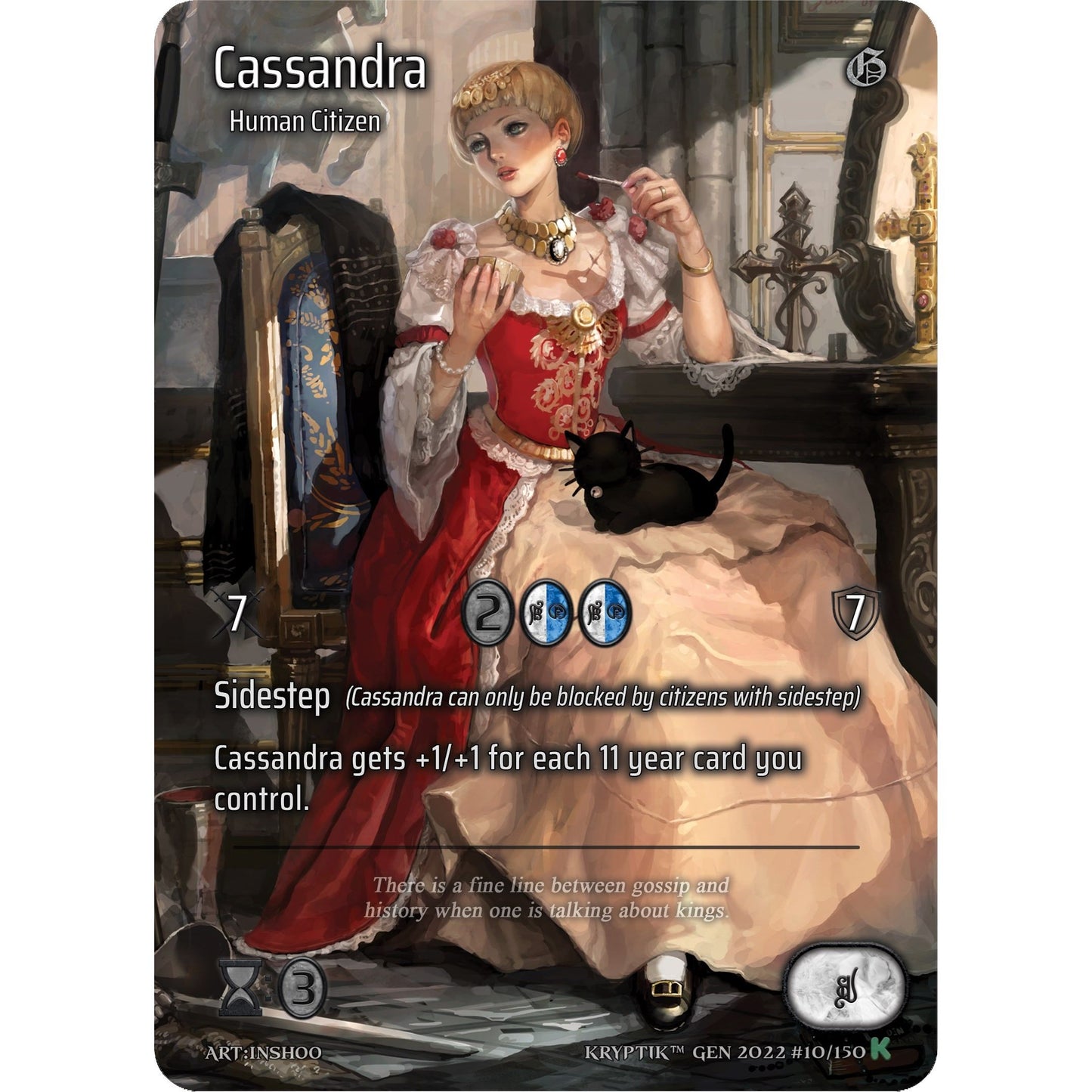Image for Cassandra (Full Art) (10) (KPT) - Kryptik TCG