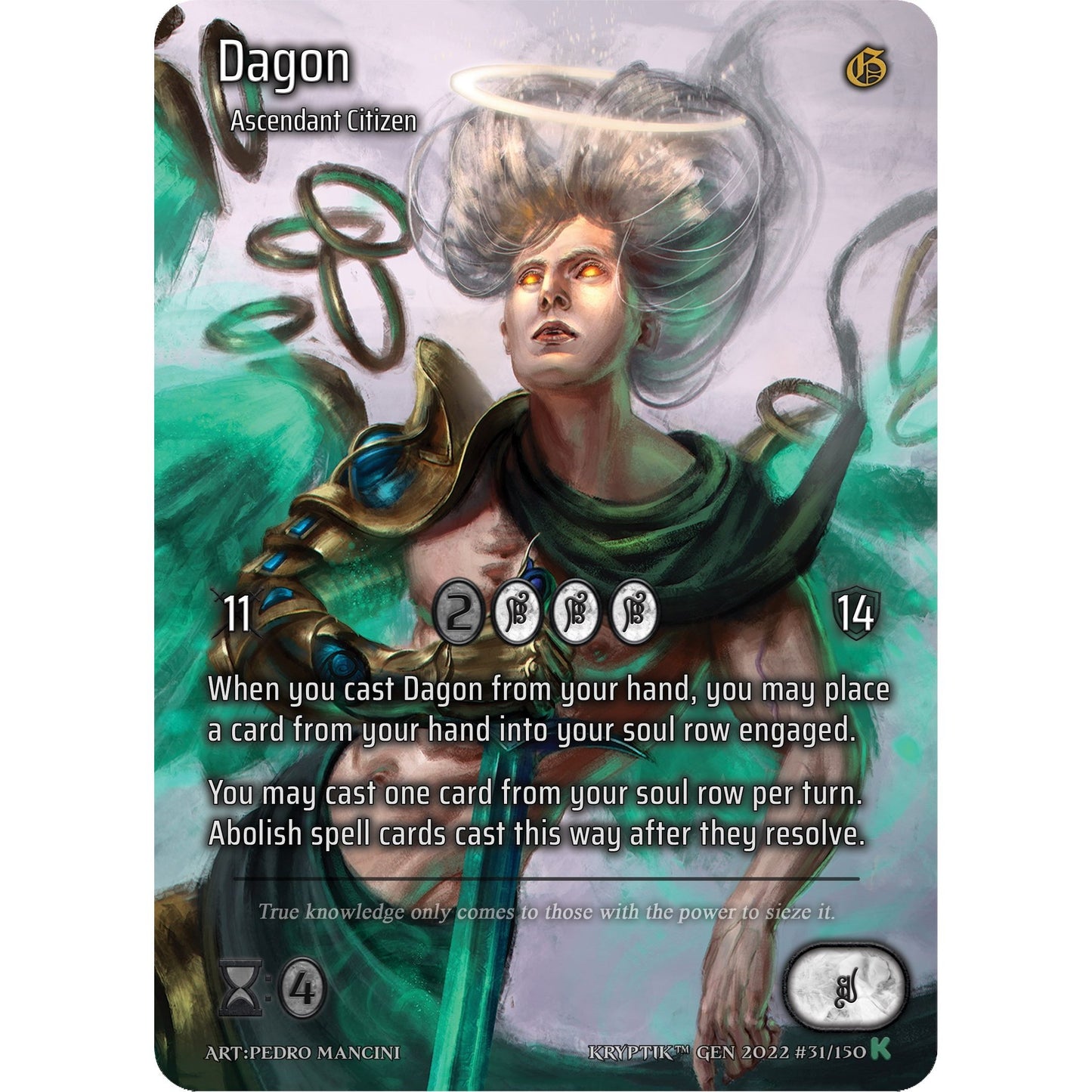Image for Dagon (Full Art) (31) (KPT) - Kryptik TCG