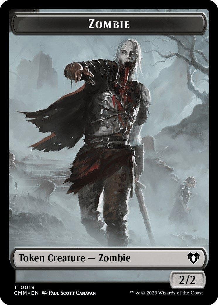 Zombie (0019) // Thrull Double-Sided Token (19 // 18) (CMM)