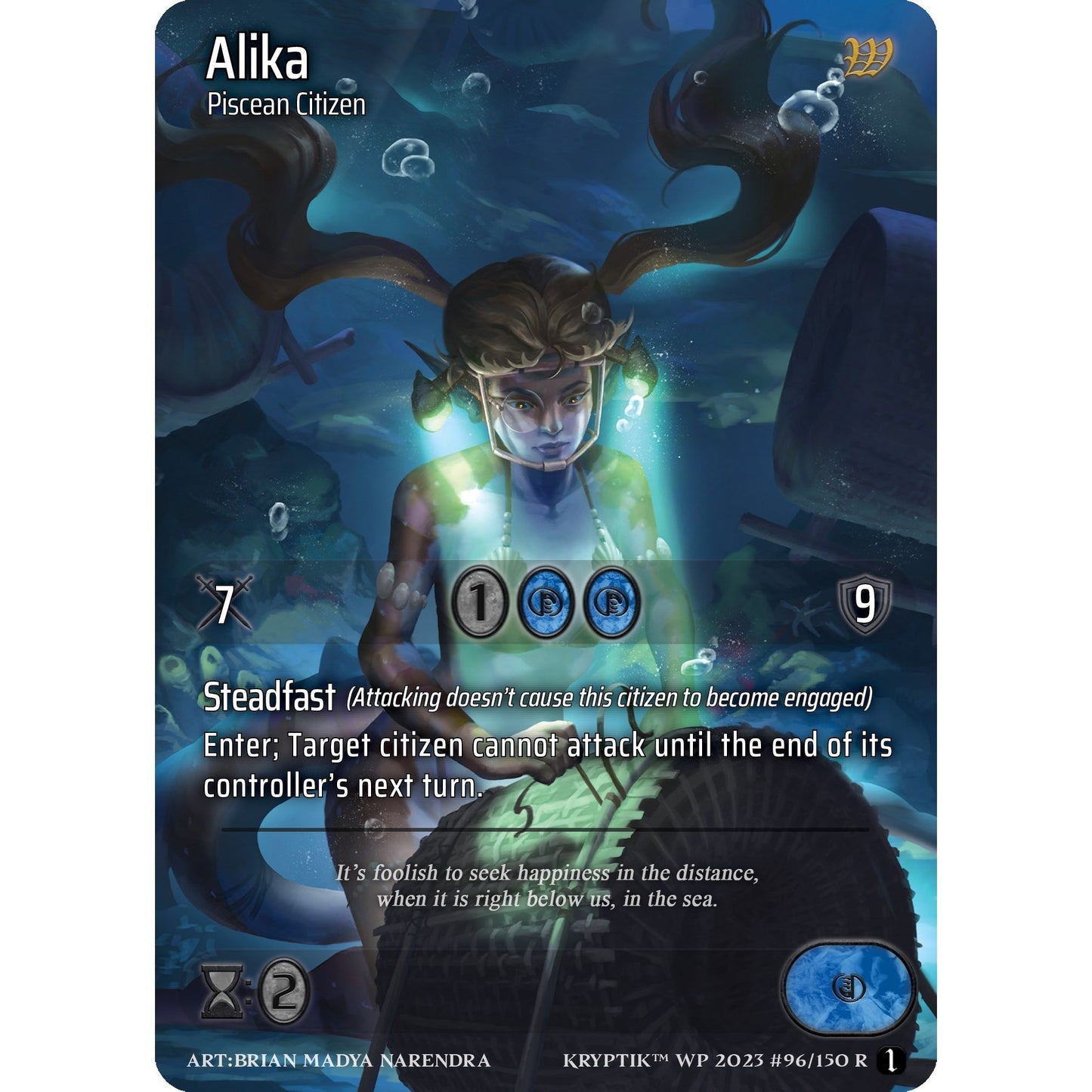 Image for Alika (Cosmo Foil) (96) - Kryptik TCG