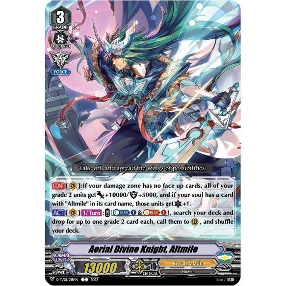 Image for Aerial Divine Knight, Altmile (D-PV01/218EN) (D-PV01) - Cardfight Vanguard