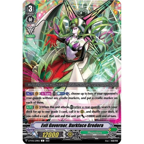Image for Evil Governor, Darkface Gredora (D-PV01/239EN) (D-PV01) - Cardfight Vanguard