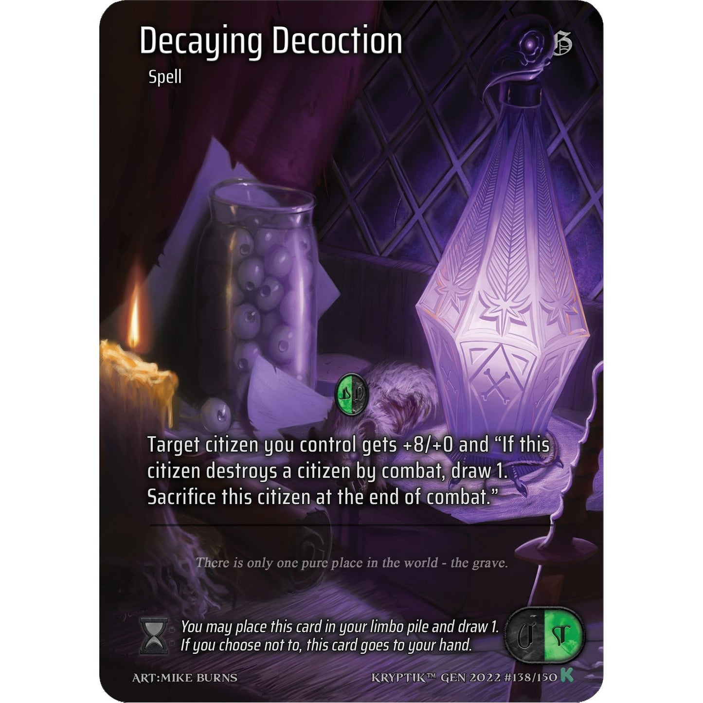 Image for Decaying Decoction (Full Art) (138) (KPT) - Kryptik TCG