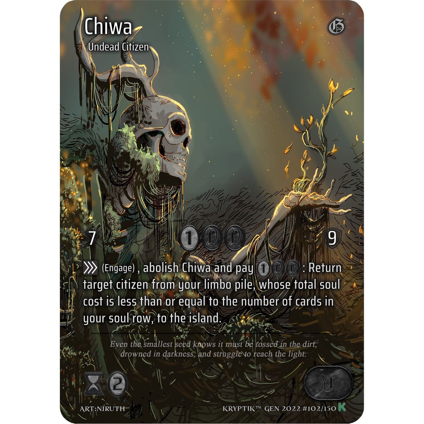 Image for Chiwa (Full Art) (102) (KPT) - Kryptik TCG