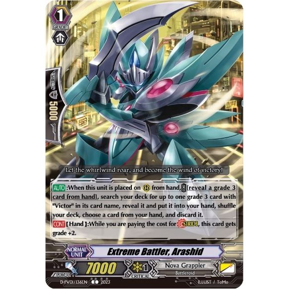 Image for Extreme Battler, Arashid (D-PV01/136EN) (D-PV01) - Cardfight Vanguard