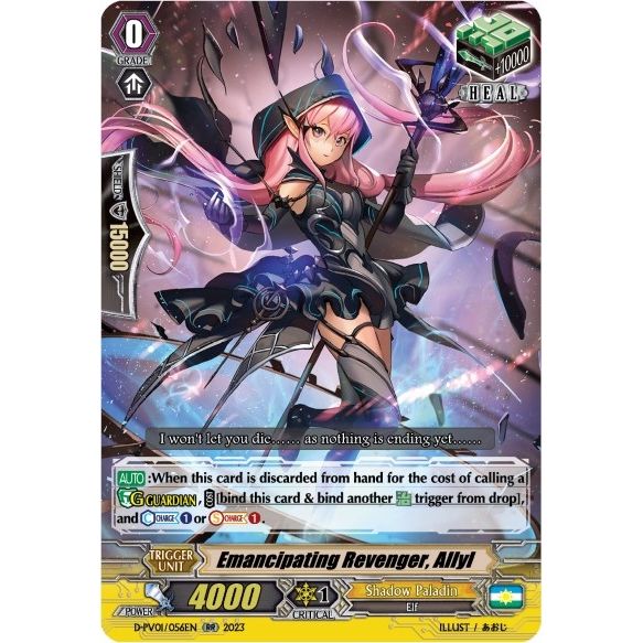 Image for Emancipating Revenger, Allyl (D-PV01/056EN) (D-PV01) - Cardfight Vanguard