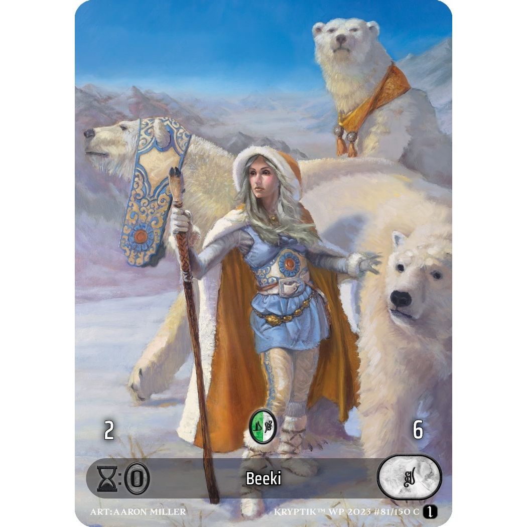Image for Beeki (Box Topper) (Glass Foil) (81) - Kryptik TCG