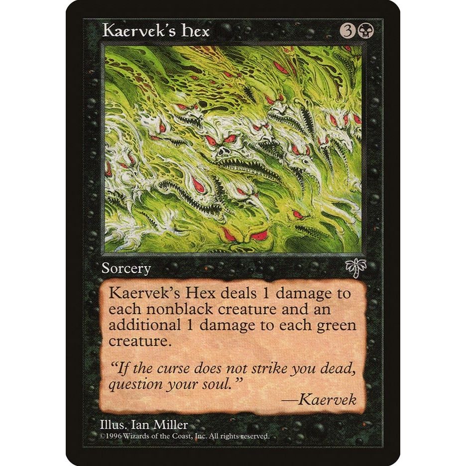 Image for Kaervek's Hex (MIR) - Magic: The Gathering