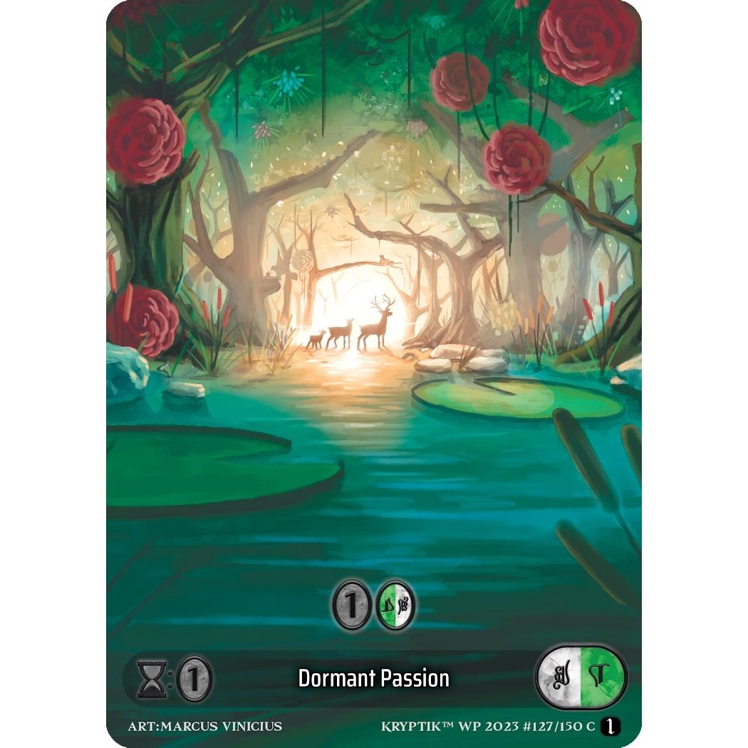 Image for Dormant Passion (Box Topper) (Glass Foil) (127) - Kryptik TCG