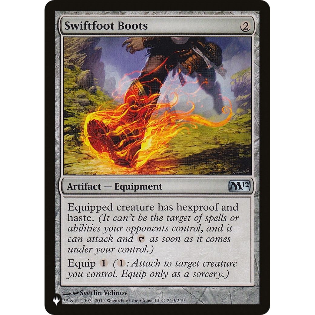 Image for Swiftfoot Boots (M12) (219) (LIST) - Magic: The Gathering
