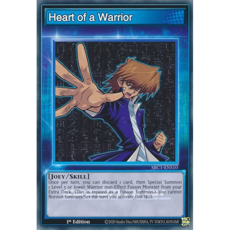Image for Heart of a Warrior (SBC1-ENS10) (SBC1) - YuGiOh