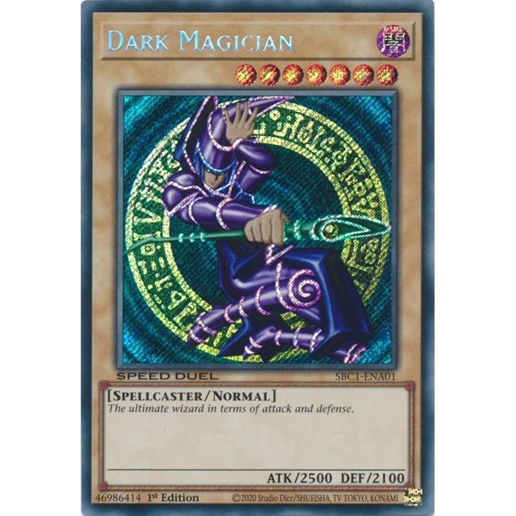 Image for Dark Magician (A) (Secret Rare) (SBC1-ENA01) (SBC1) - YuGiOh