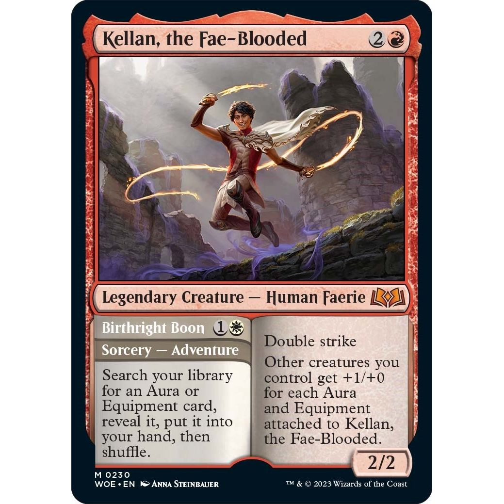 Image for Kellan, the Fae-Blooded (230) (WOE) - Magic: The Gathering