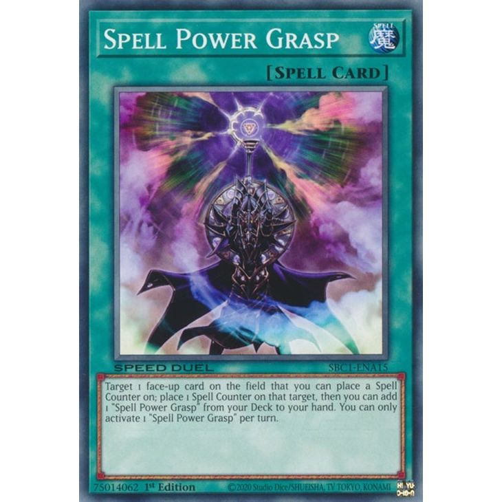 Image for Spell Power Grasp (SBC1-ENA15) (SBC1) - YuGiOh