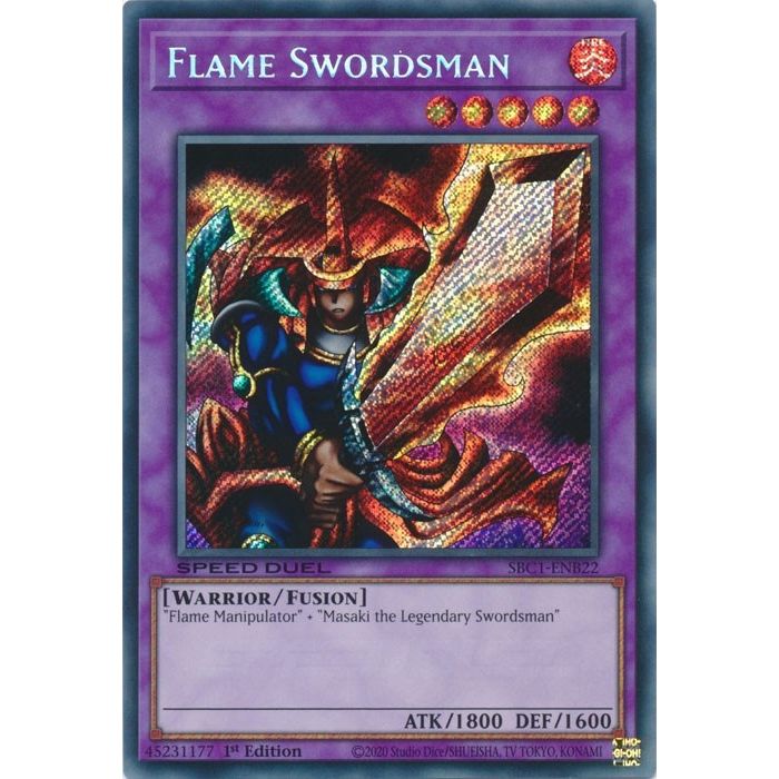 Image for Flame Swordsman (Secret Rare) (SBC1-ENB22) (SBC1) - YuGiOh