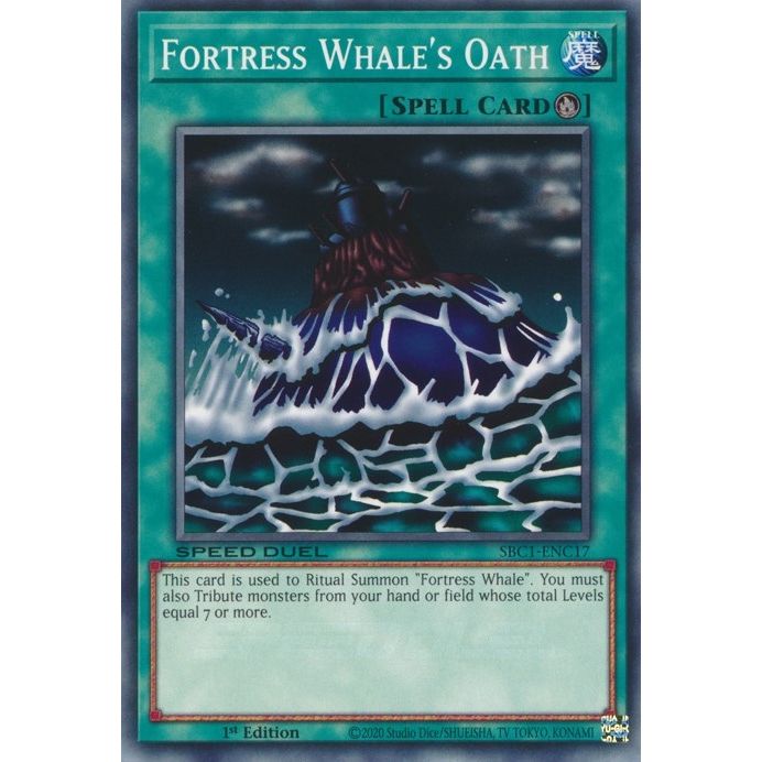 Image for Fortress Whale's Oath (SBC1-ENC17) (SBC1) - YuGiOh