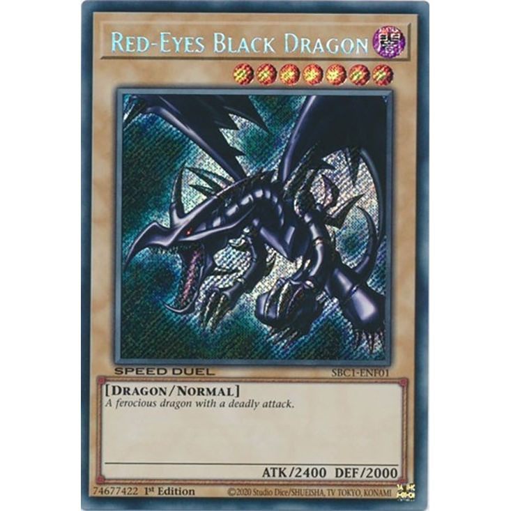 Image for Red-Eyes Black Dragon (Secret Rare) (SBC1-ENF01) (SBC1) - YuGiOh