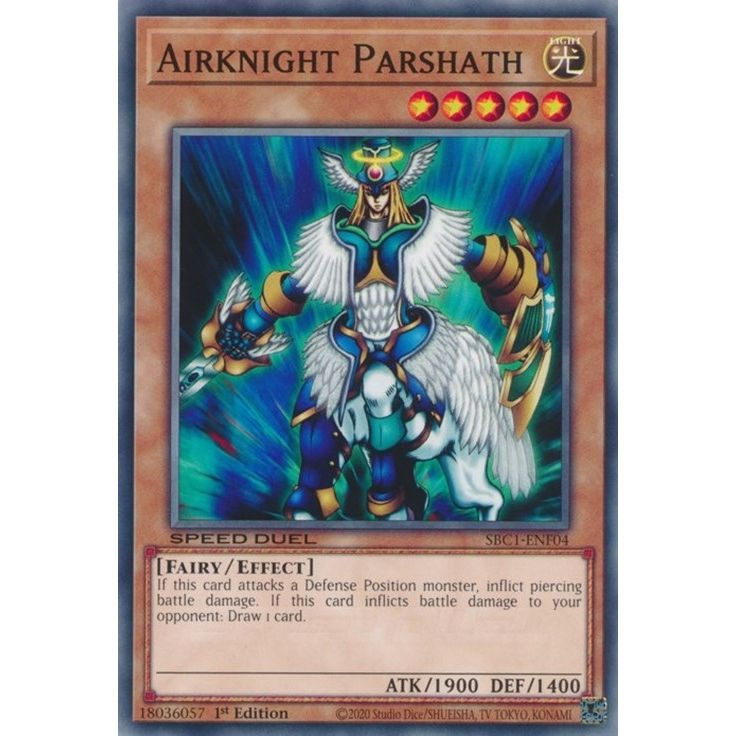 Image for Airknight Parshath (SBC1-ENF04) (SBC1) - YuGiOh