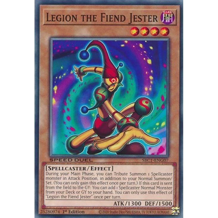 Image for Legion the Fiend Jester (SBC1-ENG07) (SBC1) - YuGiOh