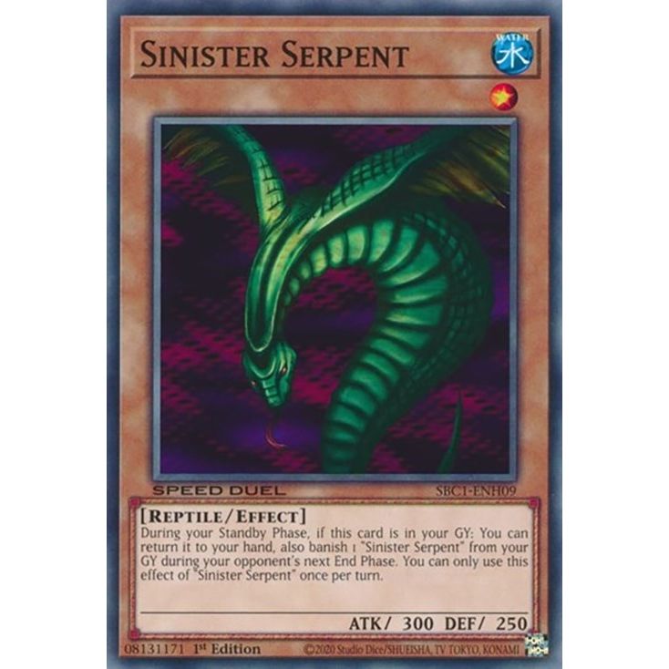 Image for Sinister Serpent (SBC1-ENH09) (SBC1) - YuGiOh