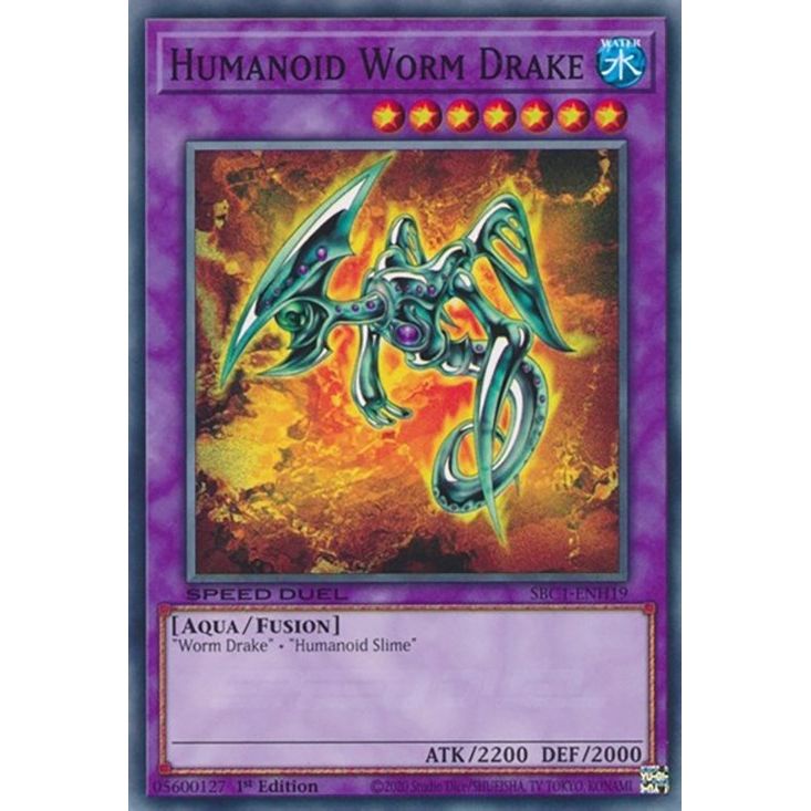 Image for Humanoid Worm Drake (SBC1-ENH19) (SBC1) - YuGiOh