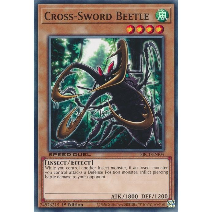Image for Cross-Sword Beetle (SBC1-ENI04) (SBC1) - YuGiOh