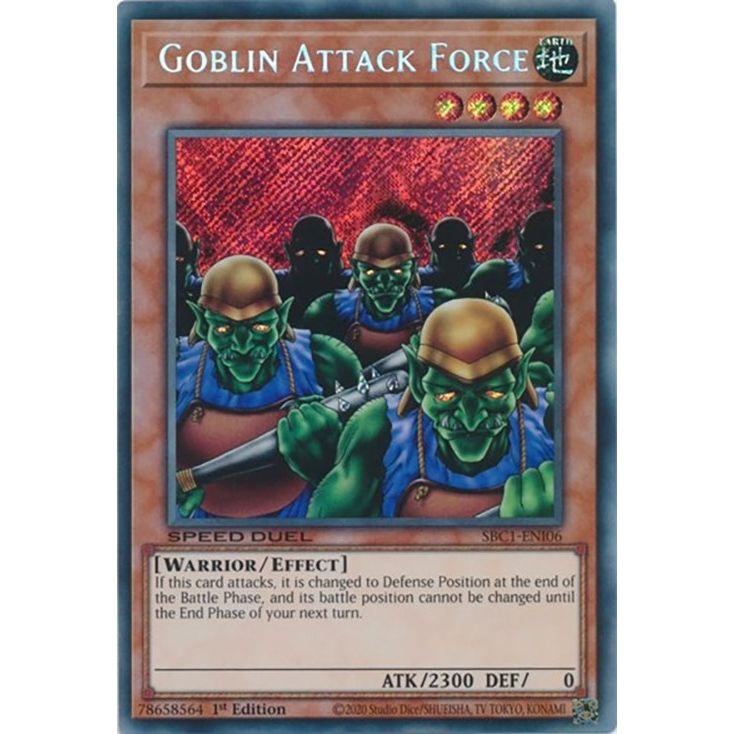 Image for Goblin Attack Force (Secret Rare) (SBC1-ENI06) (SBC1) - YuGiOh