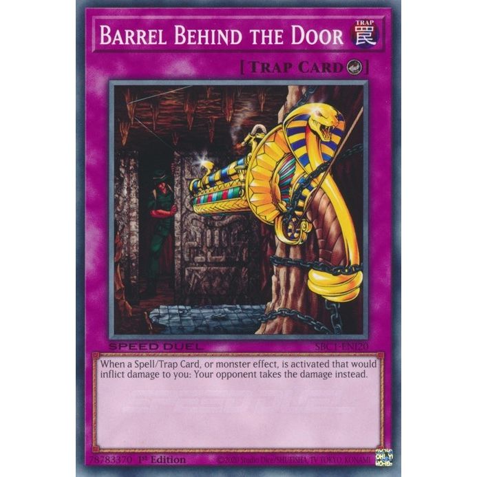 Image for Barrel Behind the Door (SBC1-ENI20) (SBC1) - YuGiOh