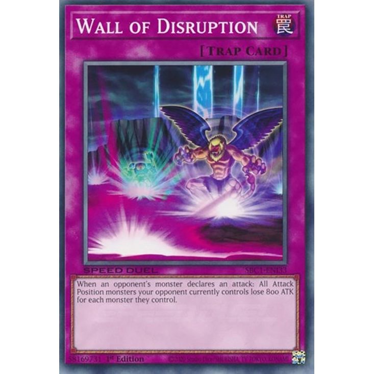 Image for Wall of Disruption (SBC1-ENI33) (SBC1) - YuGiOh