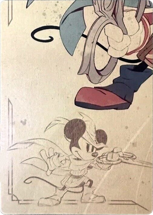 Image for Mickey Mouse - Brave Little Tailor Puzzle Insert (Bottom Left) (1) - Disney Lorcana