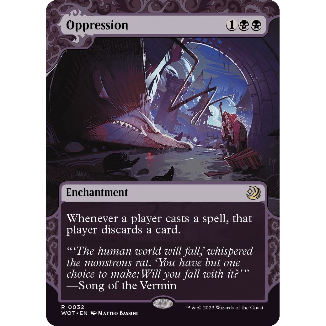 Image for Oppression (32) (WOT) - Magic: The Gathering