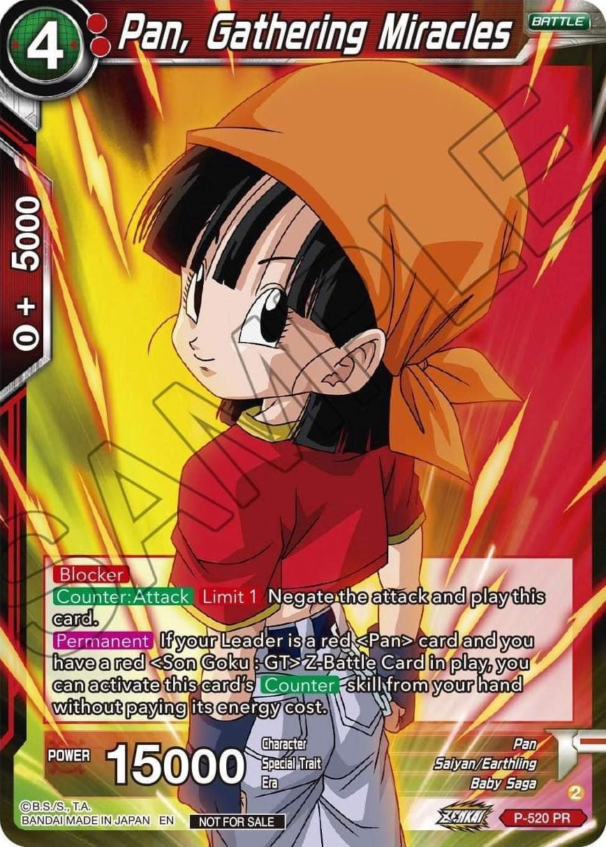 Image for Pan, Gathering Miracles (Zenkai Series Tournament Pack Vol.5) (P-520) (TPR) - Dragon Ball Super: Masters