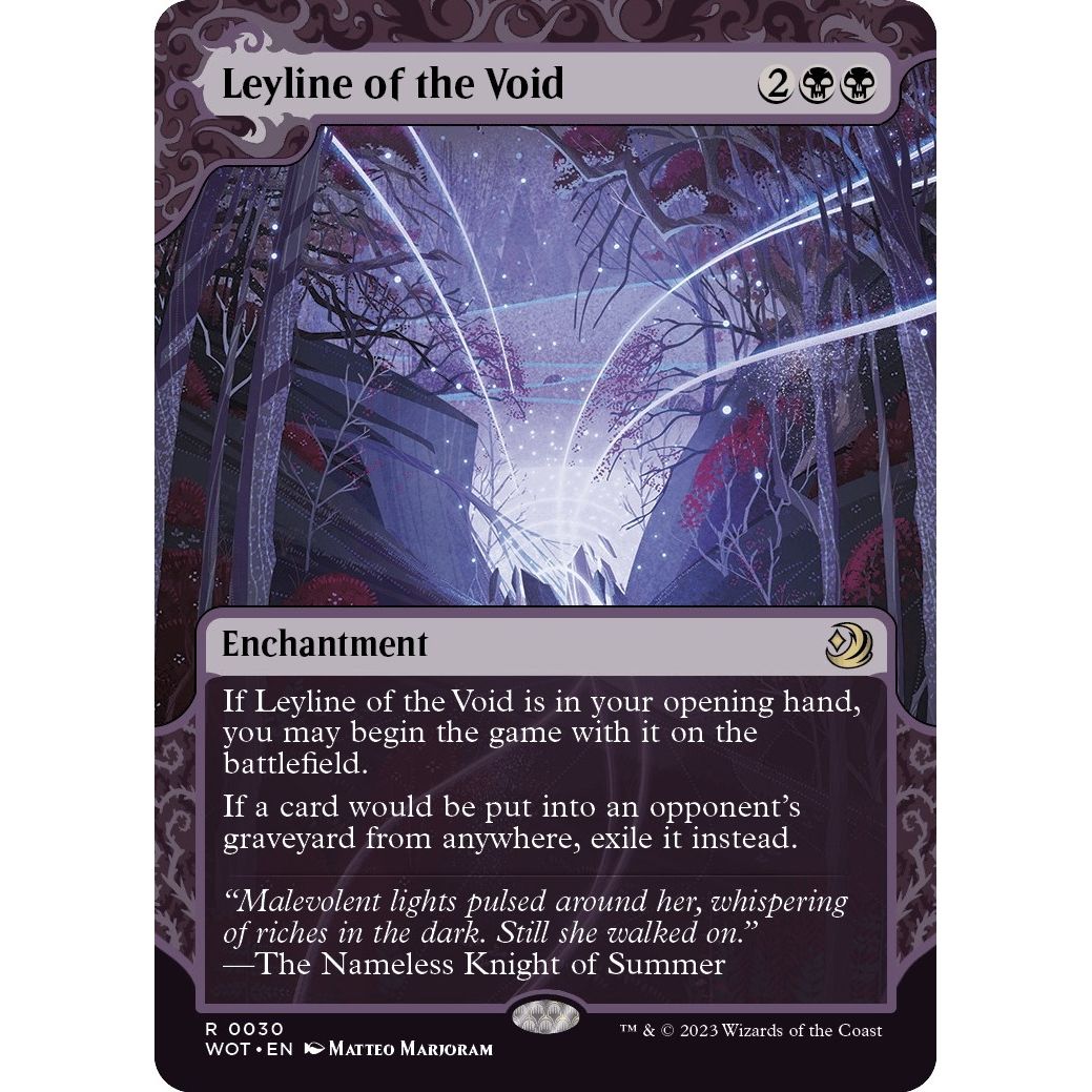 Image for Leyline of the Void (30) (WOT) - Magic: The Gathering