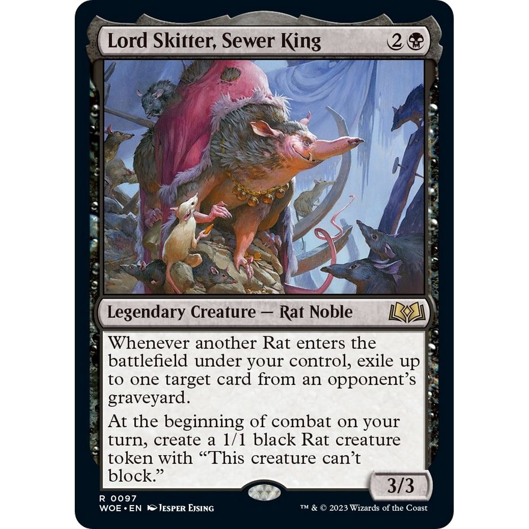 Image for Lord Skitter, Sewer King (97) (WOE) - Magic: The Gathering