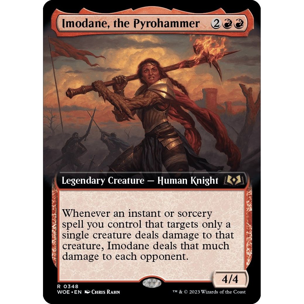 Image for Imodane, the Pyrohammer (Extended Art) (348) (WOE) - Magic: The Gathering